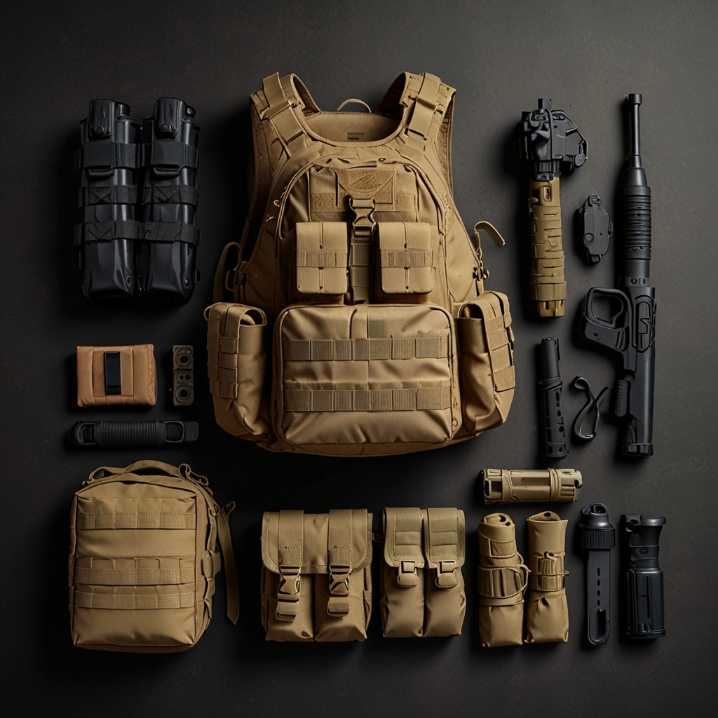 Cleaning tactical boots with a brush