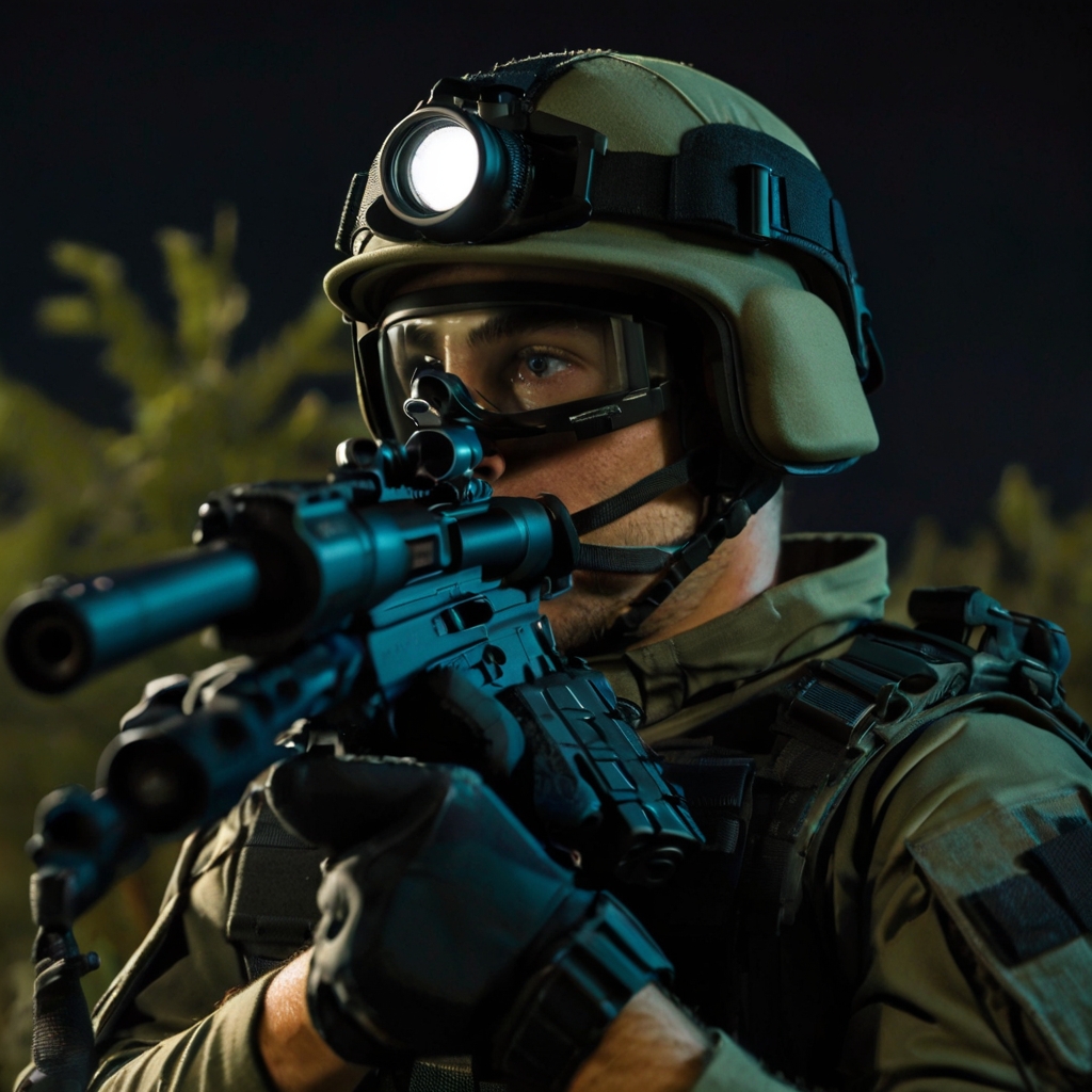Emerson Tactical FAST Helmet With Night Vision Mount & Side Rail – Black ABS MICH 2000