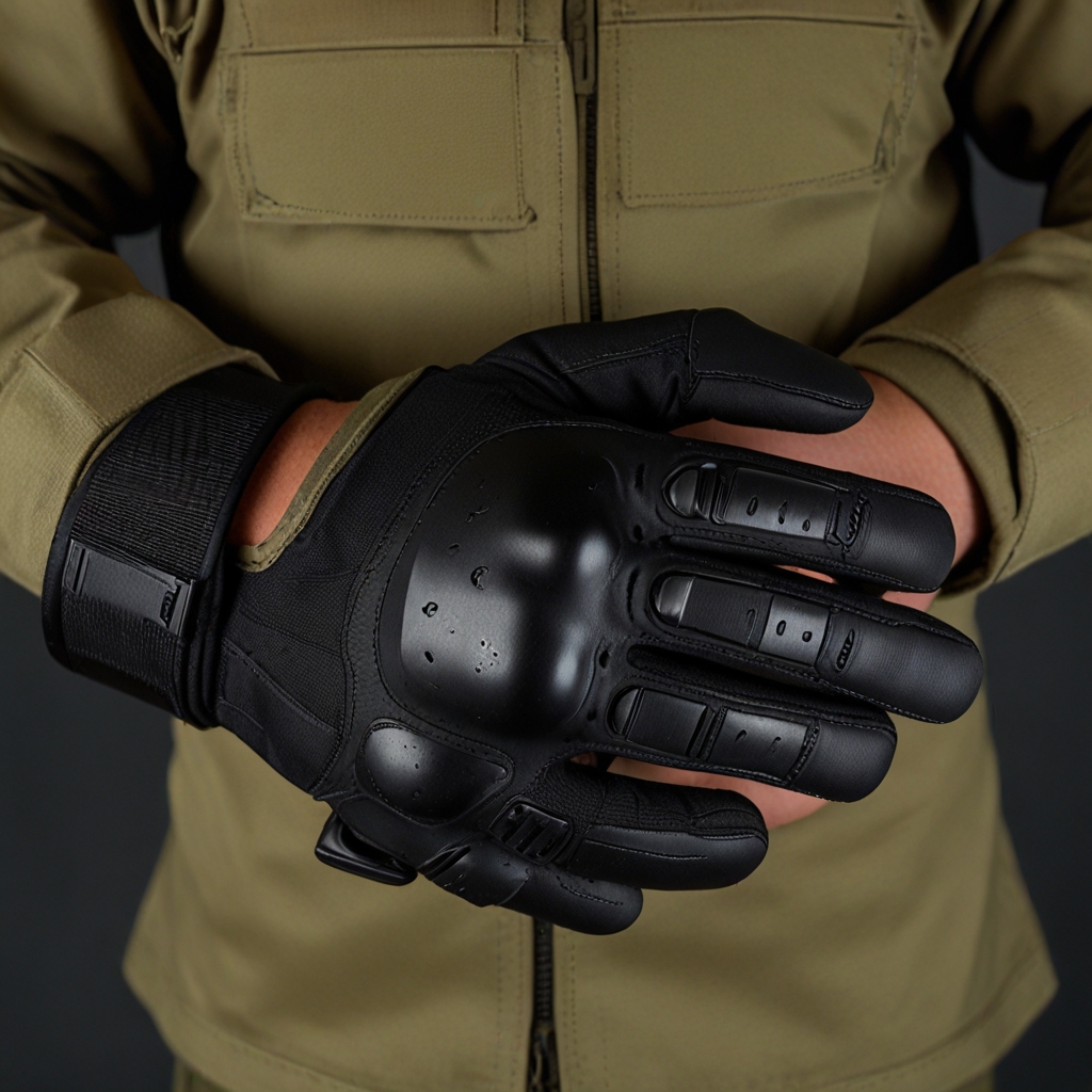 Breathable fingerless biking gloves for rugged trails